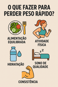 O que fazer para perder peso rápido?