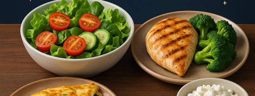 O que comer fitness à noite?