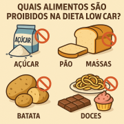 Quais alimentos são proibidos na dieta low carb?