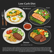 Qual é o cardápio de 7 dias de dieta low carb simples?